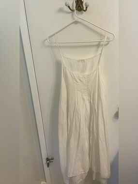 CP Shades White Maxi Slip Dress